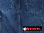Saya de mezclilla, talla 9. Precio 3 mil mn