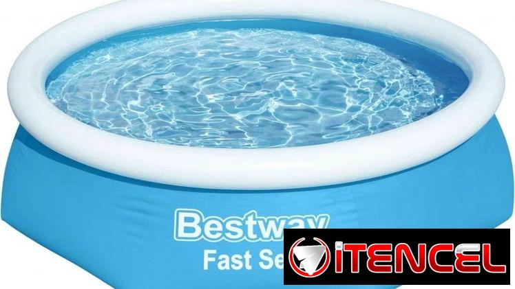 Piscina Bestway modelo Fast Set  3.05 m x 66 cm nueva con mensajería !