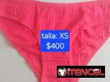 Blumers de algodon talla L negro $1 usd, talla XS $400 cup