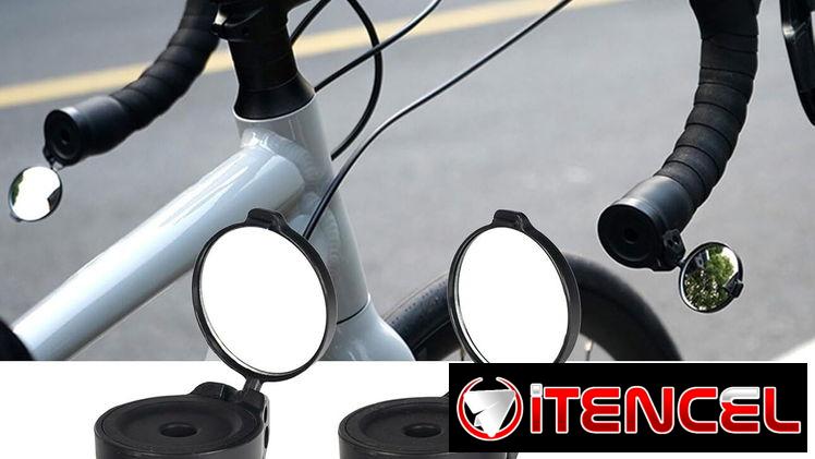 ⚠️ PACK DE MINI ESPEJOS PARA BICICLETA ⚠️ 360º FLEXIBLES ⚠️ VISION DEL MANILLAR ⚠️ 5.887.23.60