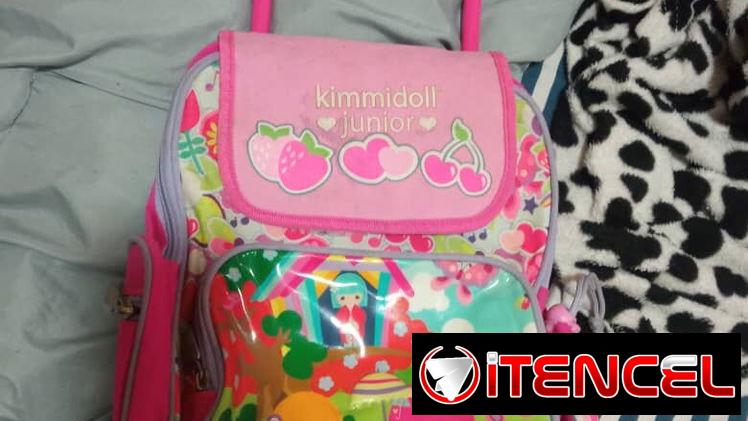 Mochila tipo carrito de niña