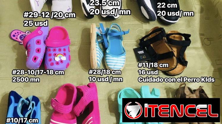 Tenis niña y niños 20 usd/ mn