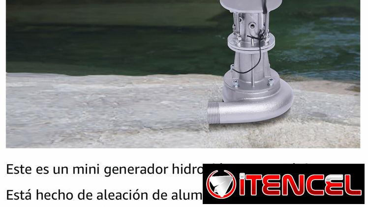 HIDROGENERADOR/ MINI CENTRAL HIDROELÉCTRICA PORTÁTIL PARA USO EN SU HOGAR 0.5gal/s – ENERGÍA GRATIS