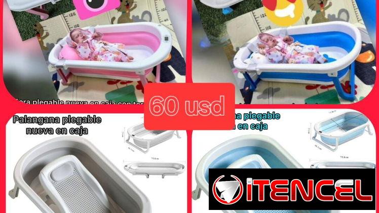 Palangana y bañera plegables para bebé