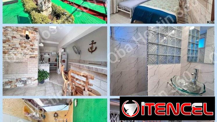Casa con 2 habitaciones independientes en Varadero cerca de la playa equipada para 5 personas