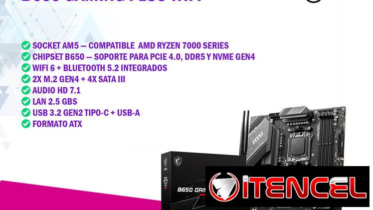 🆕 MOTHERBOARD MSI B650 GAMING PLUS WIFI