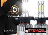 Pareja de bombillos led de carretera H4 de 3 caras con luz larga y corta de 36000 lumens nuevos en caja