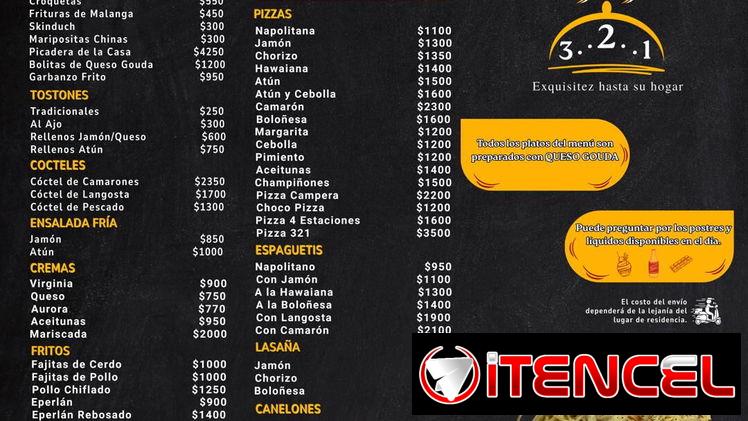 PALADAR 3.2.1 CON SERVICIO A DOMICILIO, SABOR, DIVERSIÓN Y COMODIDAD (Kinetica)