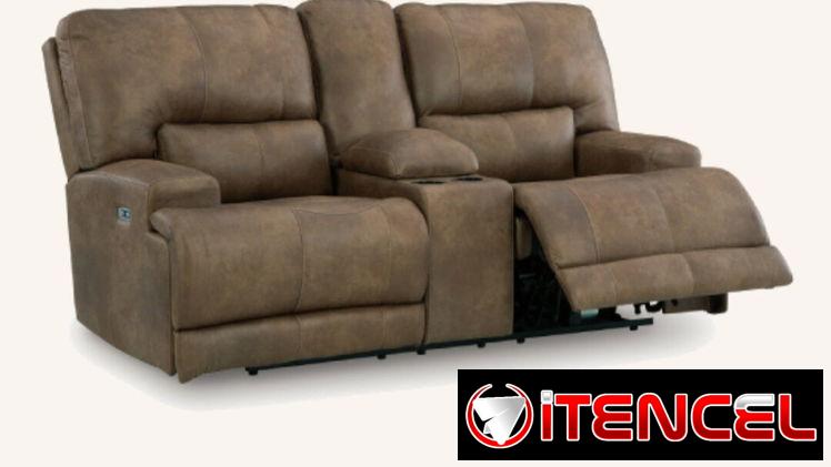 Sofá reclinable de 2 plasa