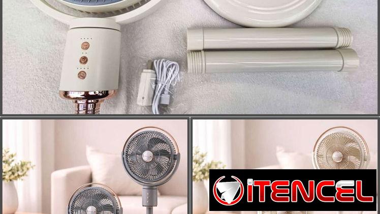 Ventilador Recargable Multifuncional 3 en 1 (cv)