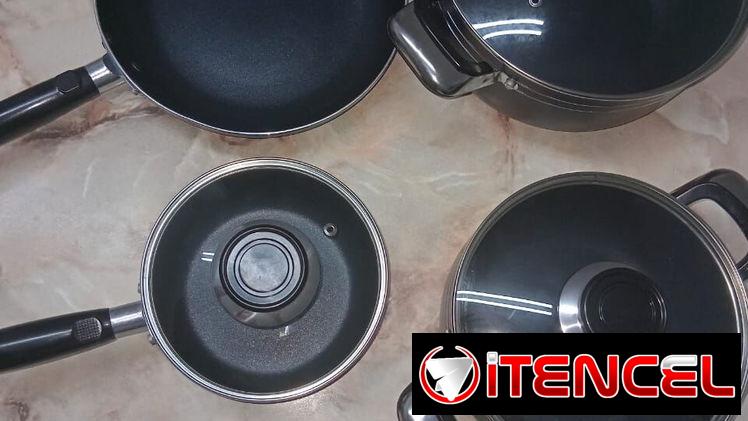 🚧 SET DE OLLAS ANTIADHERENTES PARA INDUCCIÓN (7 PIEZAS) MARCA ROYAL 🚧