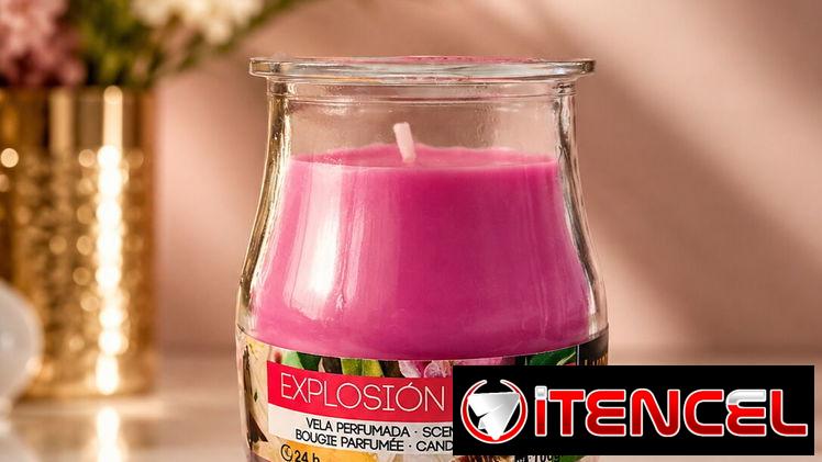 Vela con aroma a Explosión Floral