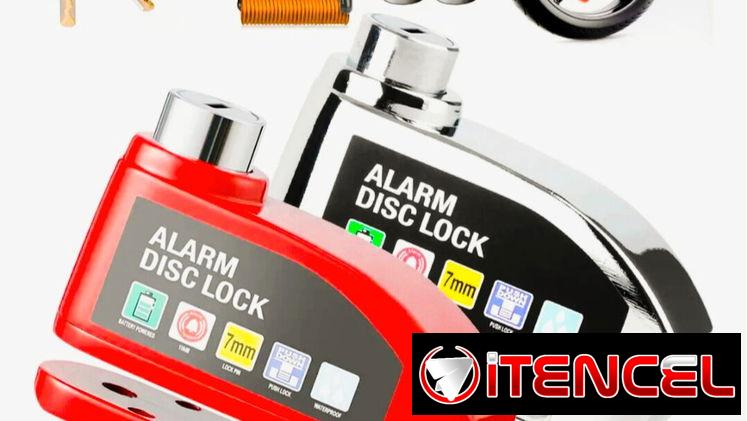 CANDADO DE DISCO CON ALARMA ANTISIZALLA💥