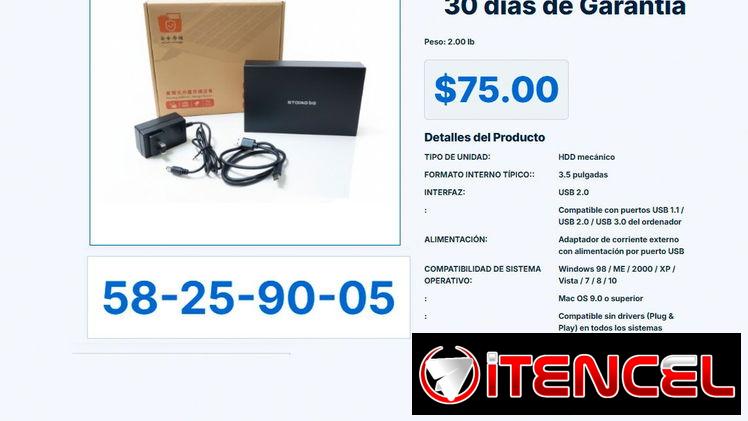 DISCO DURO EXTERNO HDD 3TB 2.0 VPT#