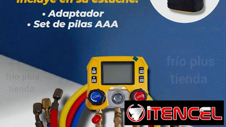 Juego de manómetro digital