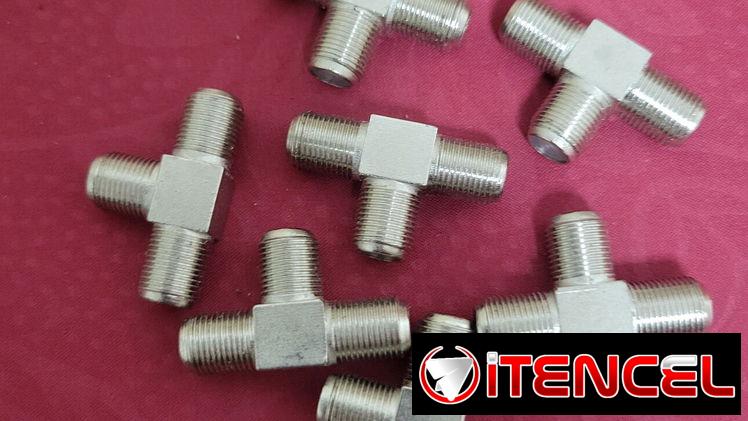 Empate de 3 salidas para cable coaxial y también empate en línea todo nuevo de paquete