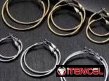 Argollas de acero inoxidable de diferentes tamaños