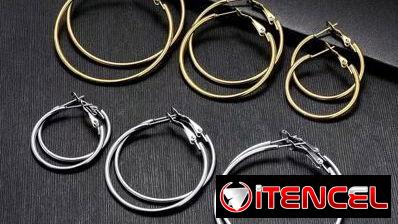 Argollas de acero inoxidable de diferentes tamaños