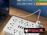Enchufe de Pared Multifuncional 17-en-1. (5 pies ) | videojuegoshabana.com
