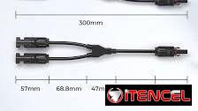 ☀️🔌 CABLES CONECTORES SOLARES EN “Y” MC4 – CONEXIÓN EN PARALELO ⚡