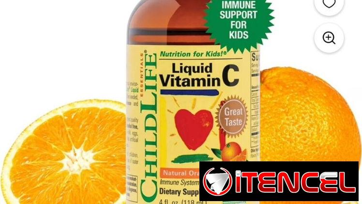 Vitamina C para bebé y niños (4 onzas) 25 USD