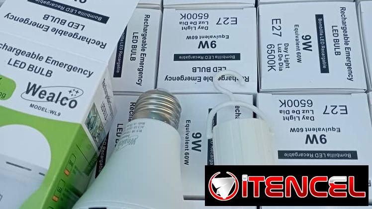 Bombillo Recargable Led 9w Precio: 4 usd DZ
