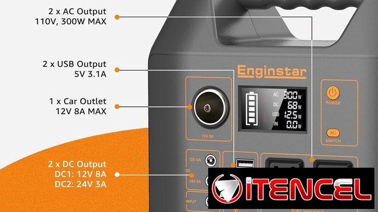 Estación de Energía Portátil EnginStar R300 (300W / 296Wh)