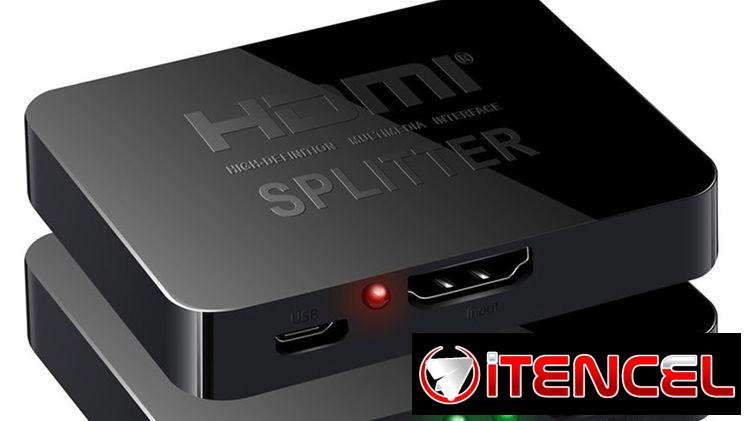 Splitter HDMI 4K Divisor HDMI NUEVO 1×2 Gama Alta | Conecta 2 Pantallas a 1 Salida A ESTRENAR | Resolución 4K Ultra HD