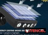 Lámpara de exterior con panel solar