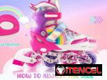 ☎️53544655 🛵 Entrega Disponible ⭐Patines en Línea Unicornio Arcoíris LED ⭐