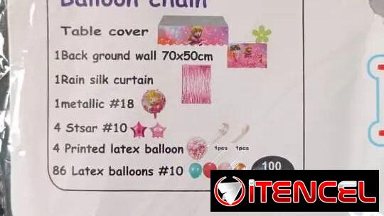 Set decorativo 100 pcs Peach M34(TPEx)