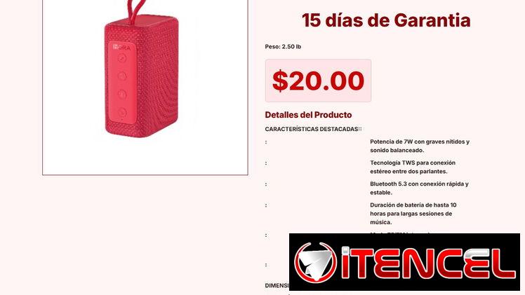 Altavoz BOC244 con Bluetooth 5.3 y Estabilidad de Señal VPT#-0234