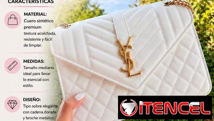 Cartera blanca YSL