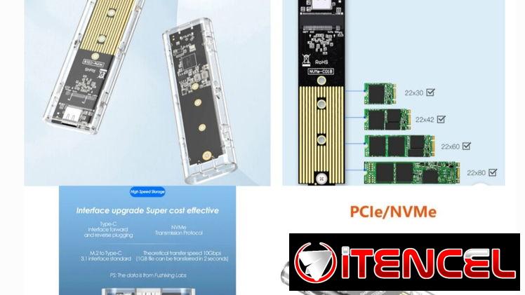 Caja externa para disco M2 NVMe
