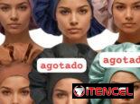 Turbantes gorros de satén diademas scrunchies hebillas felpitas