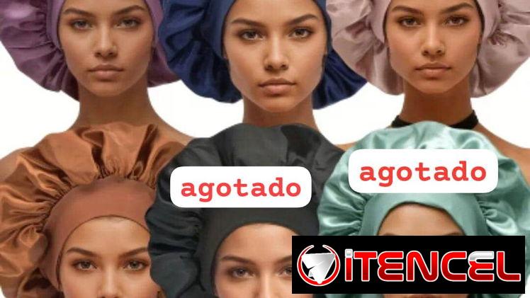 Turbantes gorros de satén diademas scrunchies hebillas felpitas