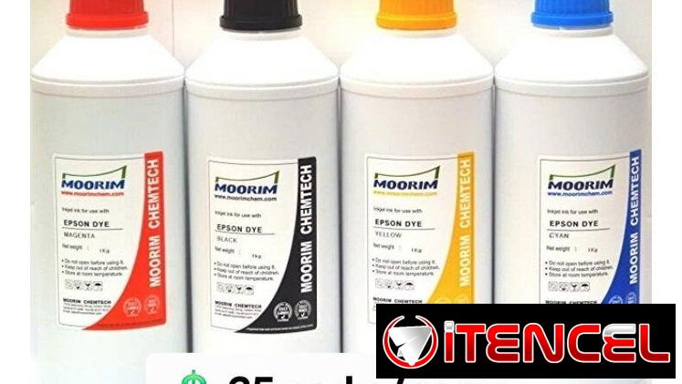 🔹 Tinta MOORIM para EPSON 1LT 🔸 Pomos sellados 📲 52496592