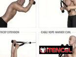 🔥 Agarre de Cuerda Premium para Tríceps y Bíceps 58234161 y 56902981 FITNESSARMY