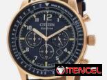 CITIZEN ECODRIVE CRONOGRAFO (CA4503-00L) PARA HOMBRE ,44MM , MANILLA DE PIEL AZUL CON ESFERA AZUL , A ESTRENAR  58049738