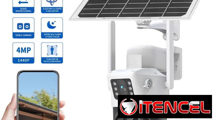 Cámara Solar d vigilancia/Wifi/ 8Mpx.