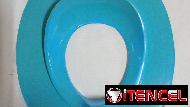 Asiento portátil para inodoro para bebés
