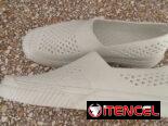 Zapatos blancos unisex – Calzado slip-on transpirable – Zapatillas ligeras verano – Zapato casual tejido – Calzado cómod