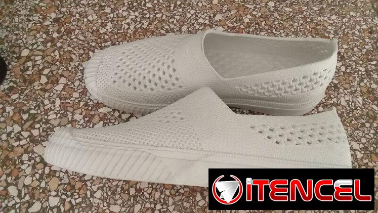 Zapatos blancos unisex – Calzado slip-on transpirable – Zapatillas ligeras verano – Zapato casual tejido – Calzado cómod