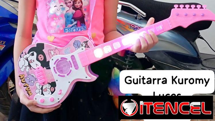 Guitarra de juguete kuromy con luces