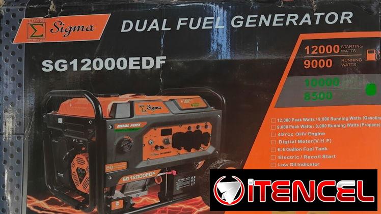 Vendo planta de 12000 watts gasolina y gas de la calle. Cómo nueva muy poco uso