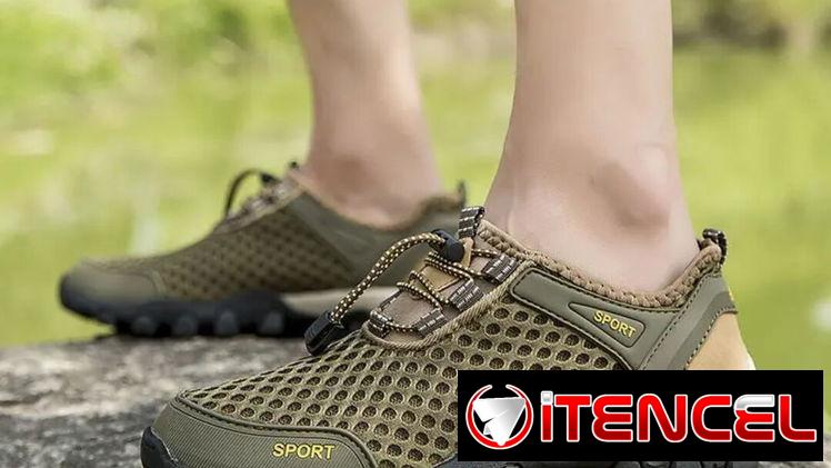Zapatillas deportivas casuales de malla transpirable para hombre, estilo 2026, ideales para senderismo acuático y trekin
