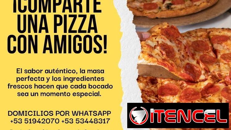 Pizzas TIME (Comparte una exquisita pizza con amigos)