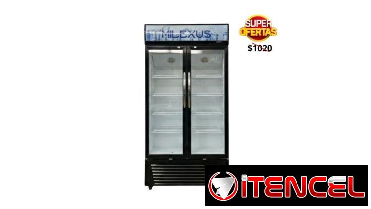NEVERA EXHIBIDORA VERTICAL 19.7PIES MILEXUS .