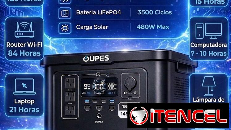 OUPES 1500w Estación de energía 100% americanas 🇺🇸
