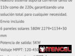 Kit fotovoltáico  inversor de 6 k y batería de 5k